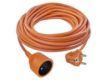 Prodlužovací kabel 25 m / 1 zásuvka / oranžový / PVC / 230 V / 1,5 mm2