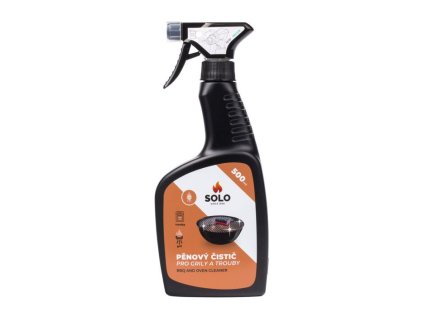 čistič pěnový, 500ml SOLO, grilů a trub, spray