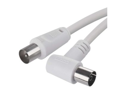 Anténní koaxiální kabel stíněný 3,5m – úhlová vidlice