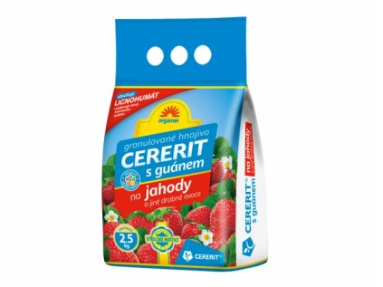 Hnojivo CERERIT ORGAMIN s guánem jahody a drobné ovoce 2,5kg