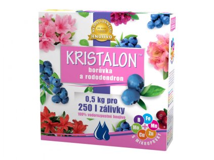 Hnojivo KRISTALON na rododendrony a borůvky 500g