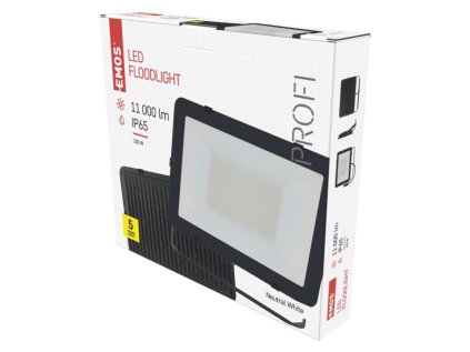 LED reflektor INOVO 100W, antracit, neutrální bílá