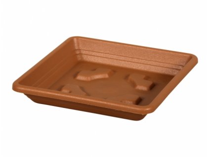 Podmiska pod květník QUADRATO plastová 36x36cm