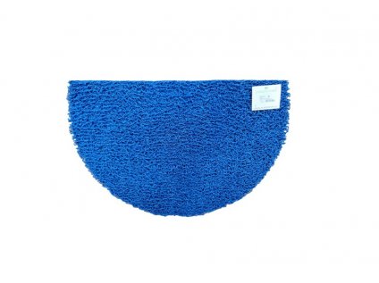 rohož 59,5x40cm PŮLKRUH, koupel.protiskl., modrá guma