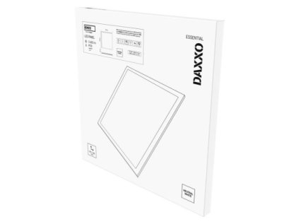 LED panel DAXXO backlit 60×60, čtvercový vestavný bílý, 36W neutr. b.
