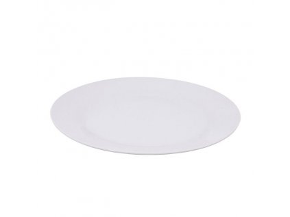 talíř d19cm dezertní, TRADE, bílý porcelán