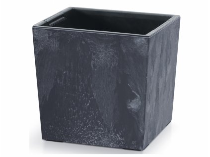 Obal na květník URBI SQUARE LOW BETON 2v1 plast 30x30x29cm