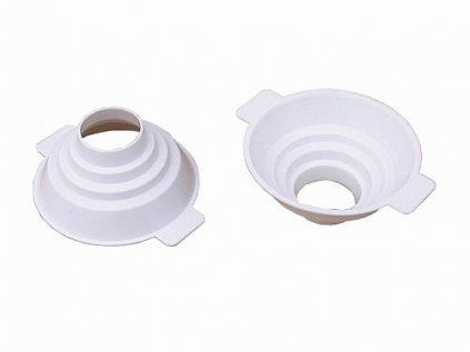 nálevka D3,5-10cm; výška 4,5cm, zavař.,malá, plast