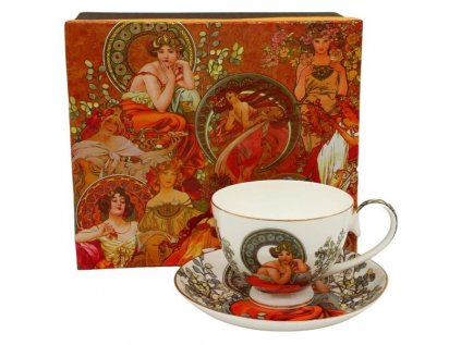 šapo 250ml-1ks, A.MUCHA, světlý, DB, porcelán