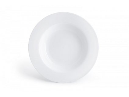 talíř d23,7 hluboký, PURE Premium, silný, bílý porcelán