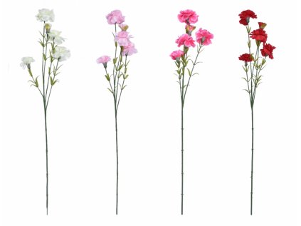 Květina KARAFIÁT KVĚT X5 68cm