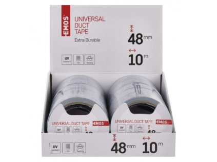 Univerzální páska 48mm / 10m DUCT TAPE, 10 ks, display box