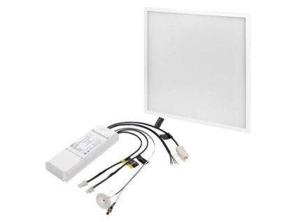 LED panel PROFI 60×60, čtvercový vestavný bílý, 40W neutrální bíla, Emergency