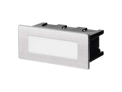 LED orientační vestavné svítidlo AMAL 123×53, 1,5W tep. bílá,IP65