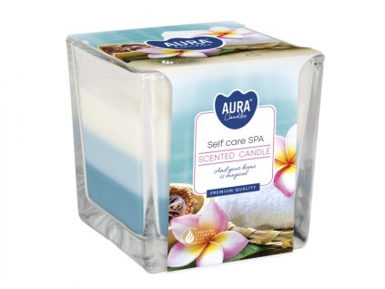 Svíčka ve skle DUHA SPA SELF CARE vonná 170g