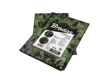 Plachta maskovací 4x5m 90g CAMOforest PLCF904/5