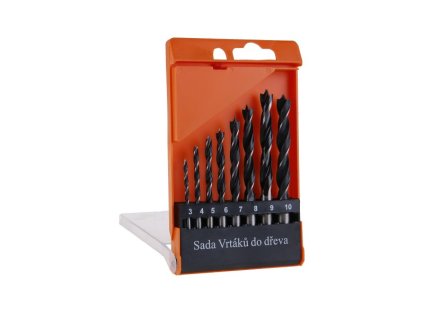 Sada vrtáků do dřeva WESTBERG 8ks 3-10mm