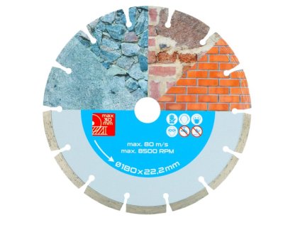 Kotouč diamantový WESTBERG 180x2.3x22.2mm segmentový