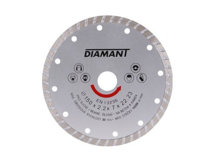 Kotouč diamantový DIAMANT 150x2.2x22.2mm TURBO