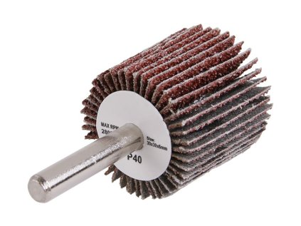 Kotouč lamelový brusný WESTBERG 30x30x6mm P40 stopka