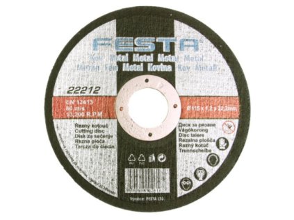 Kotouč řezný FESTA na kov 150x1.2x22.2mm