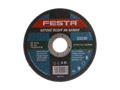 Kotouč řezný FESTA na kámen 115x2.5x22.2mm