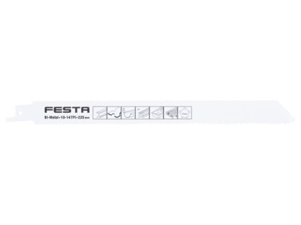 Plátek pilový FESTA do ocasky 225x19x1mm BiM 3ks