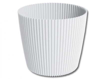 Obal na květník MILLY ROUND plastový d20x17cm