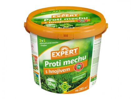 Přípravek EXPERT na trávník proti mechu s hnojivem 10kg