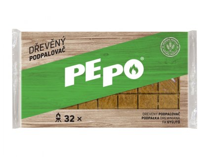 Podpalovač PE-PO dřevěný 32 podpalů PEFC