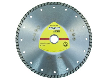 KLINGSPOR Kotouč diamantový turbo DT300UT | 125x7x1,9x22,2 mm