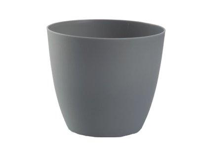 obal d25cm ELLA kamen.šedá, matná, plast