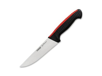 nůž řeznický 140mm/d.27,5cm PIRGE černý/červený