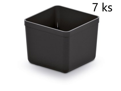 Sada 7 plastových boxů na nářadí UNITE BOX 55x55x165 černé