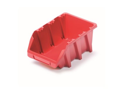 Plastový úložný box BINEER LONG 249x158x114 červený