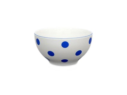 miska d14,5cm polév.modrý puntík-1.jak.THUN,porcel.