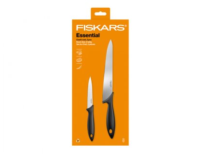 Set nožů FISKARS ESSENTIAL kuchařský 2ks 1065582