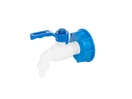 Kohout výpustný 1/2" s redukcí na IBC nádrž S60x60