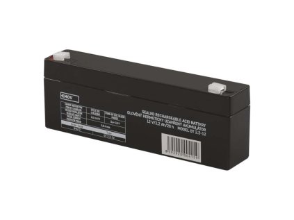 Bezúdržbový olověný akumulátor 12 V/2,2 Ah, faston 4,7 mm