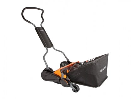 Sekačka FISKARS MOMENTUM vřetenová + sběrný koš 1001658