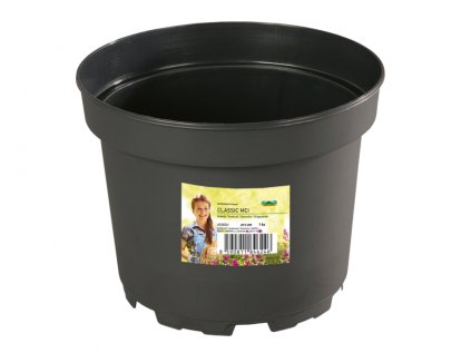 Květník CLASSIC MCI lehčený plastový s dezénem d20cm 3,5l