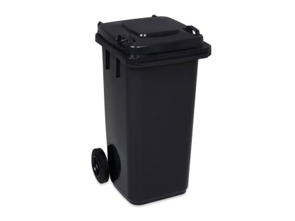 popelnice 120l černá plastová