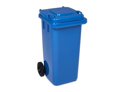popelnice 120l modrá plastová