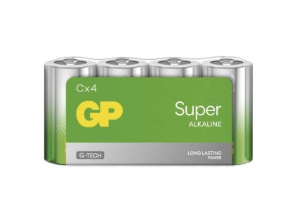 Alkalická baterie GP Super C (LR14), 4 ks