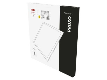LED panel PROXO 60×60, čtvercový vestavný bílý, 33W neutrální bílá UGR