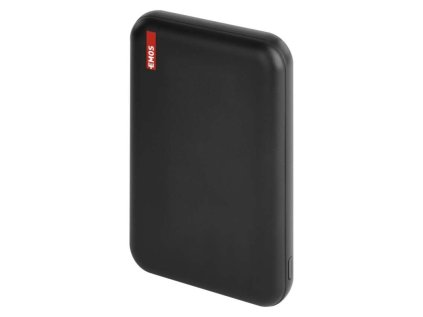 Powerbanka EMOS WI 521, 5 000 mAh, 20 W+Wireless, černá