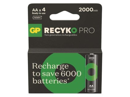Nabíjecí baterie GP ReCyko Pro Professional AA (HR6), 4 ks