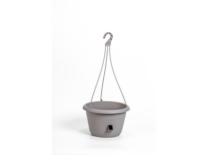 žardinka d25cm TAUPE SIESTA plast.závěs, samoz.