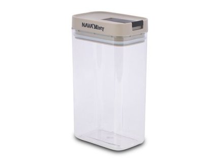 dóza 1,20l MISTY, 11,5x20 x7,5 cm, hermetická, pevný plast