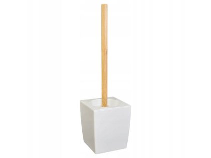 WC soupr. VALENCIA, 10,8x10,8x38,5cm, ABS plast+bambus